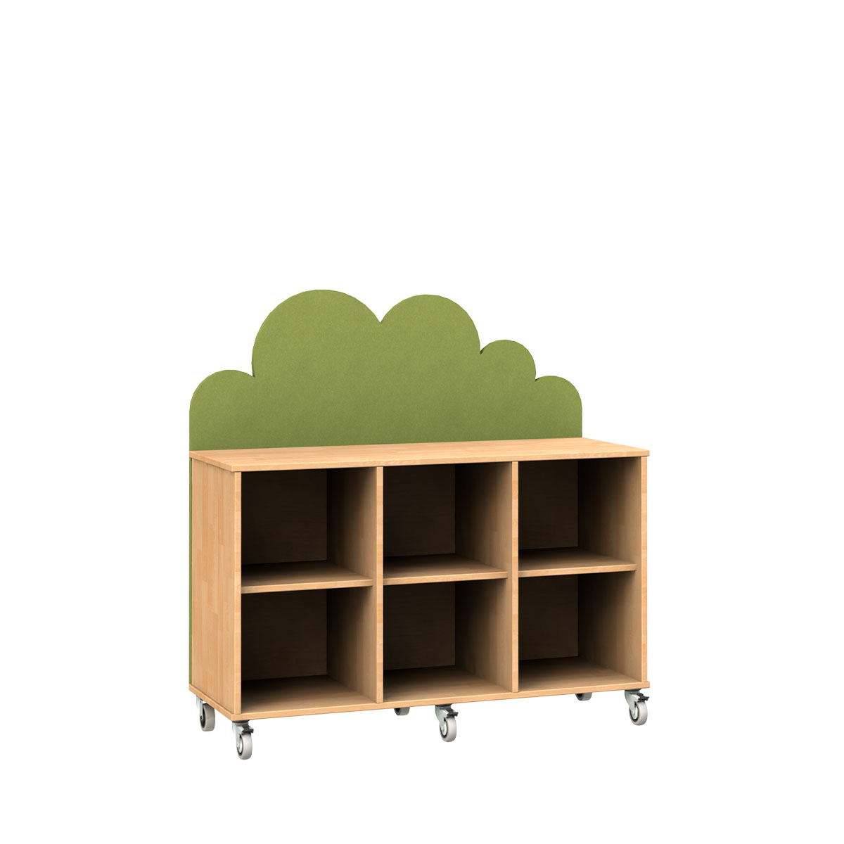 Otto storage unit with felt background